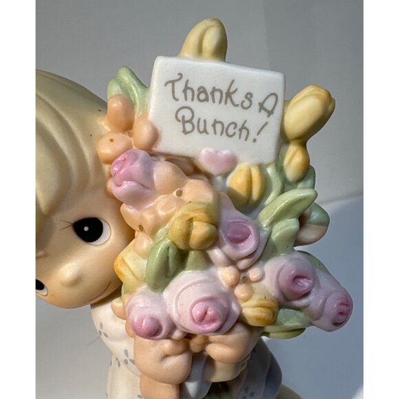 Precious Moments Thanks A Bunch 2000 Symbol Of Membership Figurine Enesco 5" - Picture 3 of 7